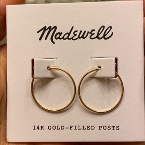 Madewell Delicate Wire Hoop Earrings